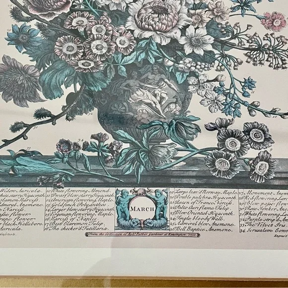 2 Framed Matted Vintage Floral Flower Botanical Bouquet Prints Litho Robert Furb - Picture 6 of 14